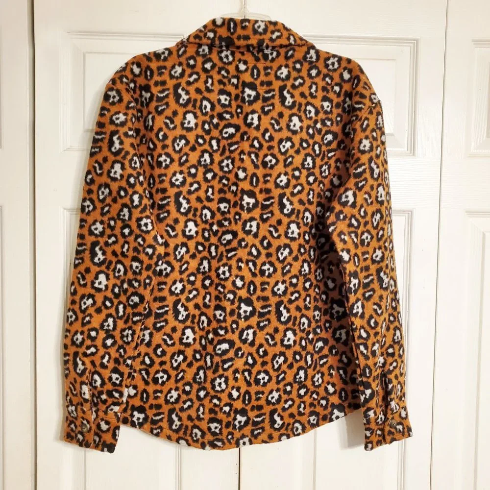 Simply Southern Leopard Cheetah Shacket Jacket